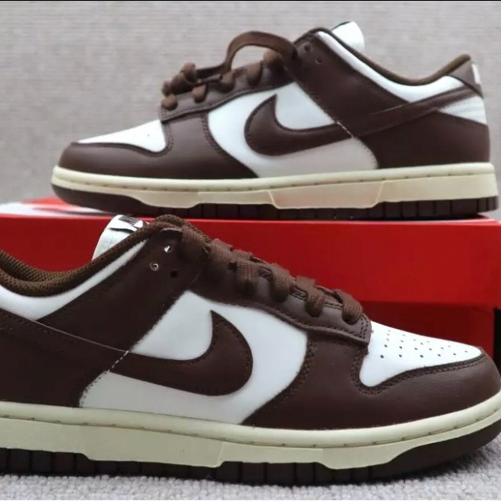 Nike Brown and White Sneakers Size 8 Women New with Box